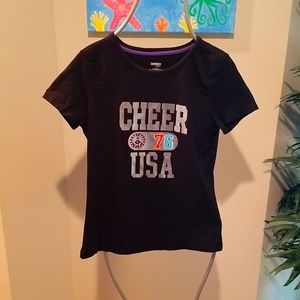 ❤️5for$12 NWOT Danskin Now CHEER tshirt girls size XL